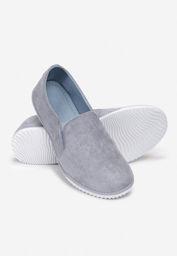 Born2be - Niebieskie Tenisówki Spot On. Okazja: na co dzień. Nosek buta: okrągły. Zapięcie: bez zapięcia. Kolor: niebieski. Wzór: gładki. Sezon: wiosna, lato. Styl: casual