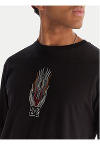 DC Shoes Longsleeve Burn Out HLS EDYZT04355 Czarny Regular Fit. Kolor: czarny. Materiał: syntetyk. Długość rękawa: długi rękaw #3