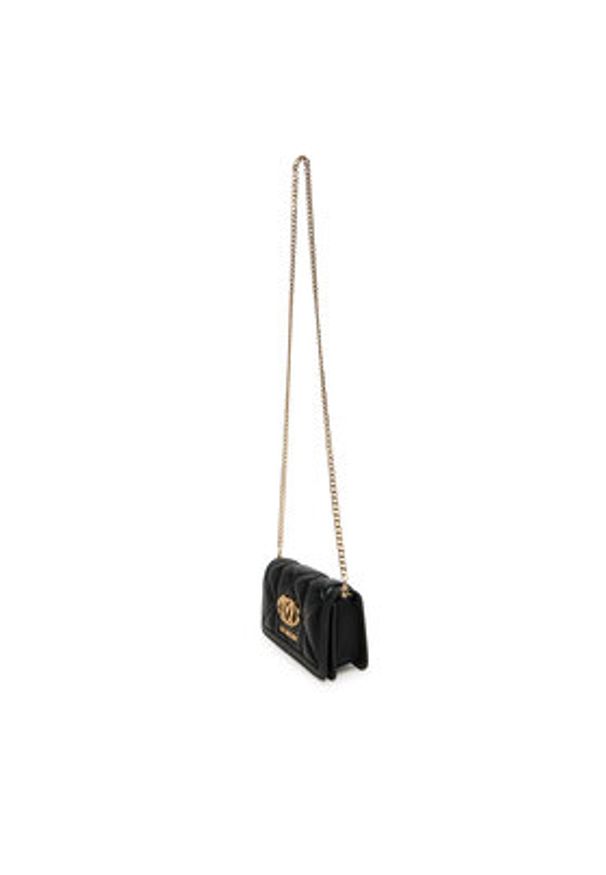 Love Moschino - LOVE MOSCHINO Torebka JC5640PP0OLC0000 Czarny. Kolor: czarny. Materiał: skórzane