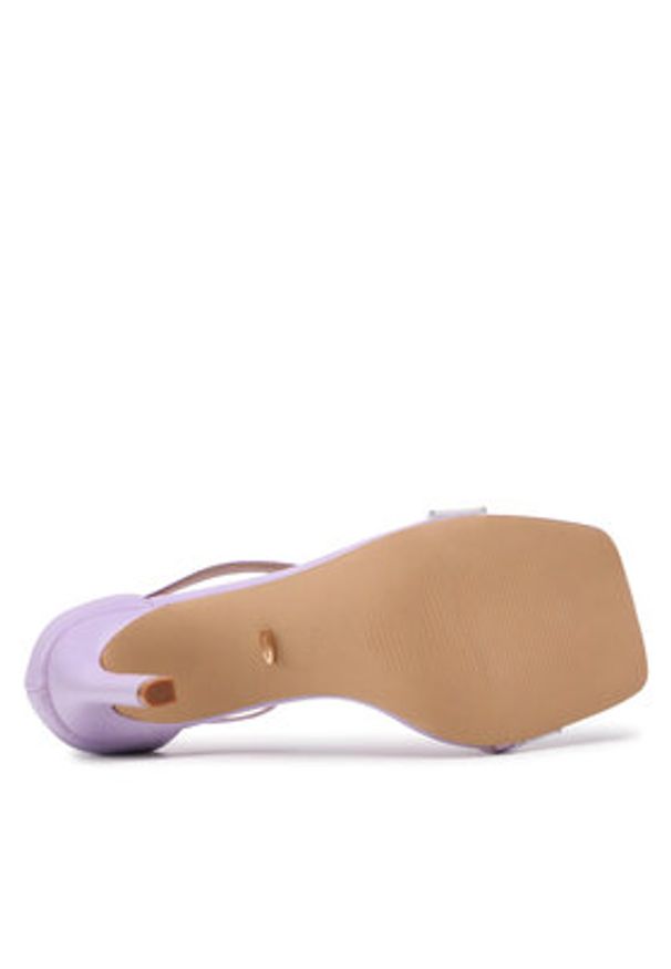 DeeZee Sandały LS5713-01 Fioletowy. Kolor: fioletowy. Materiał: skóra
