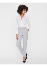 Vero Moda Chinosy Maya 10225280 Szary Regular Fit. Kolor: szary. Materiał: syntetyk #6