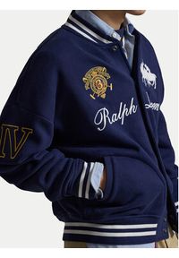 Polo Ralph Lauren Bluza 710B14220001 Granatowy Relaxed Fit. Typ kołnierza: polo. Kolor: niebieski. Materiał: bawełna #5