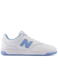 Buty New Balance sportowe BB80BLU białe. Okazja: na co dzień. Kolor: biały. Materiał: guma, syntetyk, materiał, skóra. Szerokość cholewki: normalna. Sport: turystyka piesza, koszykówka