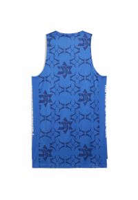 Puma - Męska koszykarska koszulka meczowa Maccabi PUMA Nautical Blue. Kolor: niebieski