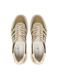 Premiata Sneakersy LANDER VAR 7206 Brązowy. Kolor: brązowy. Materiał: zamsz, skóra #3