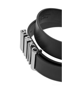 Pinko - PINKO Pasek Damski Lettering Belt 30mm 20251 PLT01 105209 A1AC Czarny. Kolor: czarny. Materiał: skóra #2