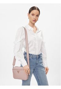 Guess Torebka Meridian (BG) HWBG87 78140 Różowy. Kolor: różowy. Materiał: skórzane
