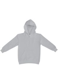 SG - Dziecięca Bluza Sportowa Unisex Kaptur Pulower. Kolor: biały