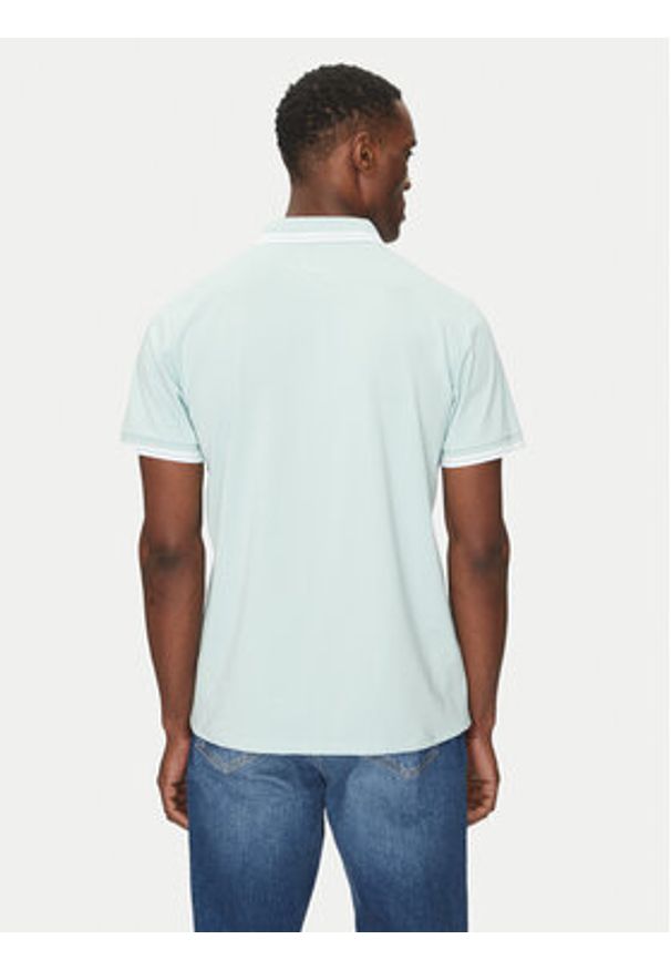 Guess Polo M2GP34 KARS0 Zielony Regular Fit. Typ kołnierza: polo. Kolor: zielony. Materiał: bawełna, syntetyk