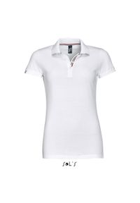SOL'S - Damska koszulka polo Sol's Patriot. Typ kołnierza: polo. Kolor: wielokolorowy, biały, czerwony. Styl: sportowy #1