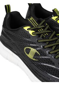 Champion Sneakersy "Foxy" | S21826 | Foxy | Mężczyzna | Czarny, Żółty. Nosek buta: okrągły. Kolor: wielokolorowy, czarny, żółty. Materiał: materiał, syntetyk. Wzór: aplikacja #3