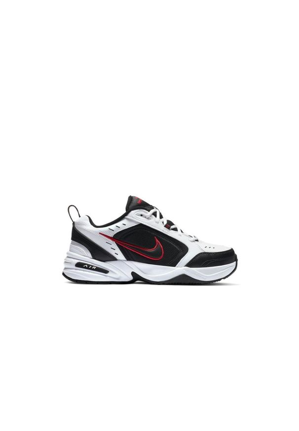 Buty męskie sportowe Nike MONARCH IV. Okazja: na co dzień. Kolor: czarny, biały, wielokolorowy. Materiał: skóra. Sport: fitness