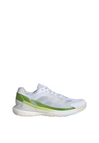 Adidas - Buty Crazyquick BOOST Padel. Zapięcie: zamek. Kolor: biały, żółty, wielokolorowy. Sport: tenis