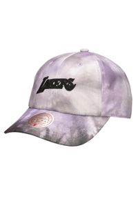 Mitchell & Ness - hwc strapback cap Los Angeles Lakers. Kolor: fioletowy, wielokolorowy, biały. Styl: sportowy #1