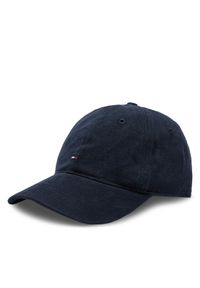 TOMMY HILFIGER - Tommy Hilfiger Czapka z daszkiem Flag '85 Soft 6 Panel Cap AM0AM12531 Granatowy. Kolor: niebieski. Materiał: bawełna, materiał #1