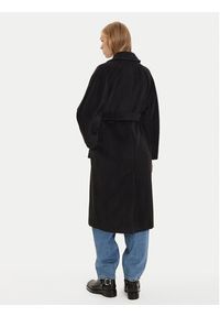 Marella Płaszcz wełniany Dede 2423016082 Czarny Regular Fit. Kolor: czarny. Materiał: wełna #5