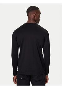 Karl Lagerfeld - KARL LAGERFELD Longsleeve 755001 554200 Czarny Regular Fit. Typ kołnierza: dekolt w karo. Kolor: czarny. Materiał: bawełna. Długość rękawa: długi rękaw #5