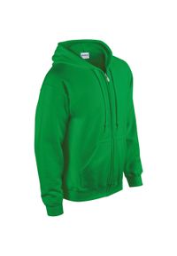 GILDAN - Bluza zapinana na zamek błyskawiczny Gildan Heavy Blend ®. Typ kołnierza: kaptur. Kolor: zielony #2