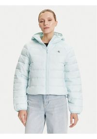 Calvin Klein Jeans Kurtka przejściowa LV047C510G Błękitny Regular Fit. Kolor: niebieski. Materiał: syntetyk #1