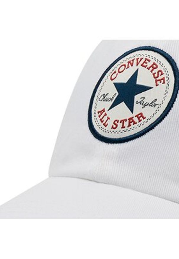 Converse Czapka z daszkiem 10022134 Biały. Kolor: biały. Materiał: materiał