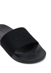 Calvin Klein Jeans Klapki Slide Hf Mono Cv YM0YM01282 Czarny. Kolor: czarny. Materiał: materiał #2