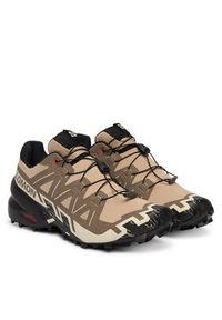 salomon - Salomon Buty do biegania Speedcross 6 L47811000 Brązowy. Kolor: brązowy. Materiał: materiał. Model: Salomon Speedcross #6