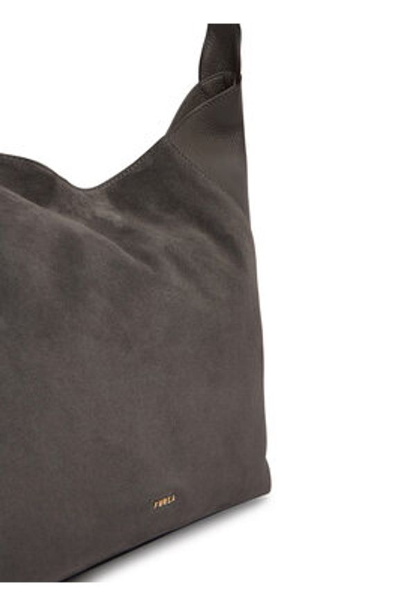 Furla Torebka Lara L WB01876 BX1895 BG 4285S Szary. Kolor: szary. Materiał: skórzane