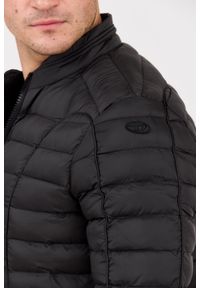 Diesel - DIESEL Czarna pikowana męska kurtka W-PILOT, Rozmiar 54. Okazja: na co dzień. Kolor: czarny. Materiał: poliester. Długość rękawa: długi rękaw. Długość: długie. Wzór: bez wzorów. Styl: klasyczny, casual, elegancki #3