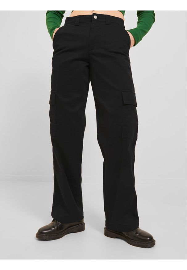 JJXX Spodnie materiałowe 12236946 Czarny Regular Fit. Kolor: czarny. Materiał: bawełna