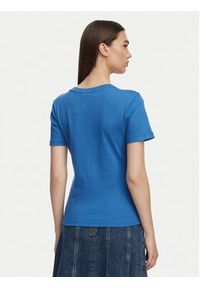 TOMMY HILFIGER - Tommy Hilfiger T-Shirt New Cody WW0WW40584 Niebieski Slim Fit. Kolor: niebieski. Materiał: bawełna #4