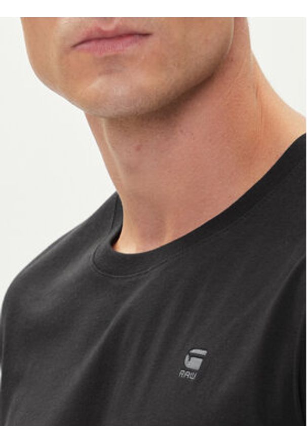 G-Star RAW - G-Star Raw T-Shirt Base-S D16411-336-6484 Czarny Regular Fit. Kolor: czarny. Materiał: bawełna
