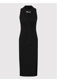 Rinascimento Sukienka koktajlowa CFC0018388002 Czarny Slim Fit. Kolor: czarny. Materiał: syntetyk. Styl: wizytowy