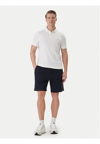 TOMMY HILFIGER - Tommy Hilfiger Szorty sportowe Global Stripe MW0MW42883 Granatowy Regular Fit. Kolor: niebieski. Materiał: bawełna. Styl: sportowy #2
