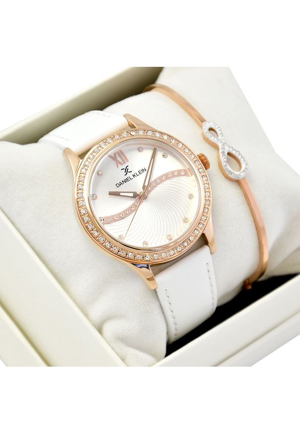 Zestaw damski zegarek Daniel Klein DK12207-4 + bransoletka