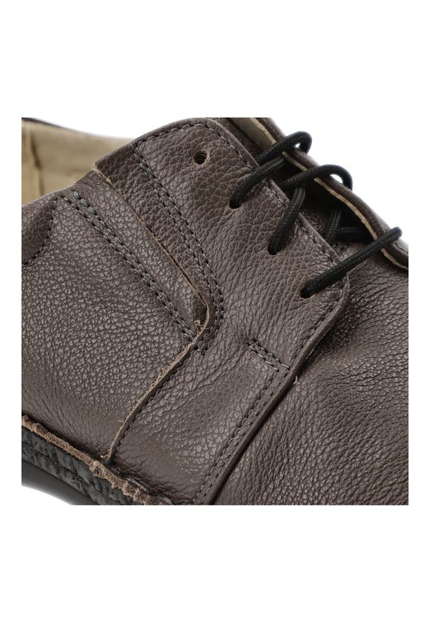 Brązowe Półbuty Wasak Skórzane Obuwie Damskie. Okazja: na co dzień. Zapięcie: sznurówki. Kolor: brązowy. Materiał: skóra. Styl: klasyczny, casual, elegancki