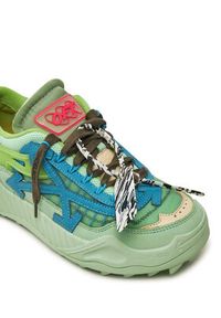 OFF-WHITE - Off-White Sneakersy OWIA180F21FAB0025045 Zielony. Kolor: zielony. Materiał: materiał #6