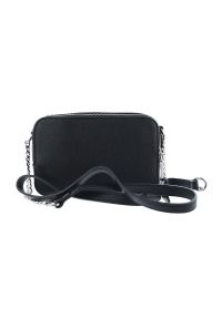 Big Star Accessories - Torebka damska Big Star, materiał syntetyczny z regulowanym paskiem na metalowym łańcuchu oraz komorą główną zamykaną na zamek, czarna, II574083. Kolor: czarny. Materiał: skórzane. Styl: elegancki, casual. Rodzaj torebki: na ramię #4