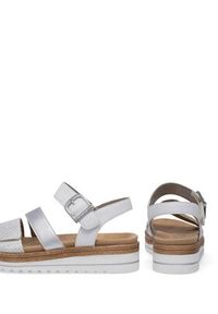 Remonte Sandały D0Q55-90 Srebrny. Kolor: srebrny. Materiał: materiał #4
