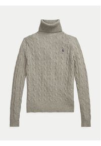 Polo Ralph Lauren Golf 211888686002 Szary Regular Fit. Typ kołnierza: polo, golf. Kolor: szary. Materiał: wełna