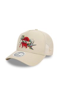 New Era Czapka z daszkiem Trucker New 60565268 Beżowy. Kolor: beżowy. Materiał: materiał