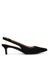 Lauren Ralph Lauren - LAUREN RALPH LAUREN Szpilki Lolah II 802959263009 Czarny. Kolor: czarny. Materiał: zamsz, skóra. Obcas: na szpilce #1