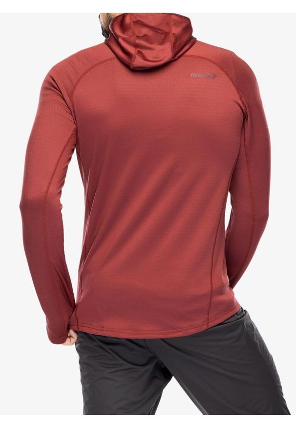 Bluza rozpinana męska Inov-8 Venturelite Mid Hoodie FZ. Kolor: czerwony