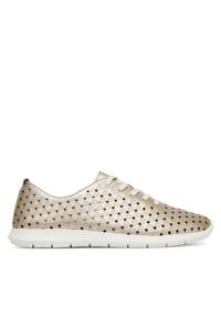 Remonte Sneakersy R7101-91 Złoty. Kolor: złoty. Materiał: skóra