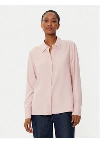 TOMMY HILFIGER - Tommy Hilfiger Koszula WW0WW44045 Różowy Relaxed Fit. Kolor: różowy. Materiał: wiskoza #1
