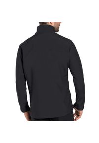 Kurtka softshell męska Vaude Hurricane Jacket IV. Kolor: czarny. Materiał: softshell