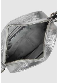Valentino by Mario Valentino - VALENTINO Srebrna torebka Divina Camera Bag. Kolor: srebrny. Rozmiar: małe