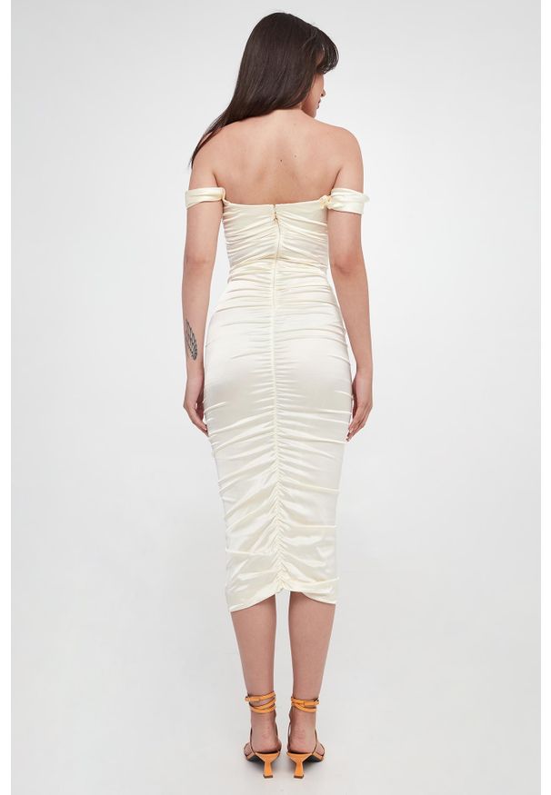 Patrizia Pepe - Sukienka marszczona PATRIZIA PEPE