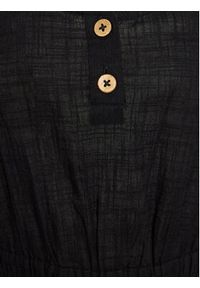 Roxy Kombinezon Sunshine Spirit ERJX603387 Czarny Regular Fit. Kolor: czarny. Materiał: bawełna