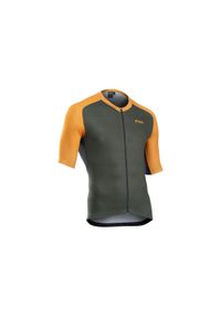 Koszulka kolarska NORTHWAVE Force Evo. Kolor: zielony. Sport: kolarstwo #1