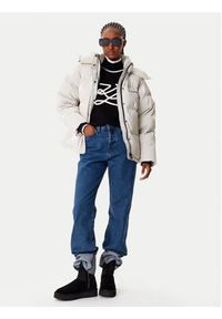 Karl Lagerfeld Jeans Kurtka zimowa A4W15020 Beżowy Regular Fit. Kolor: beżowy. Materiał: syntetyk. Sezon: zima